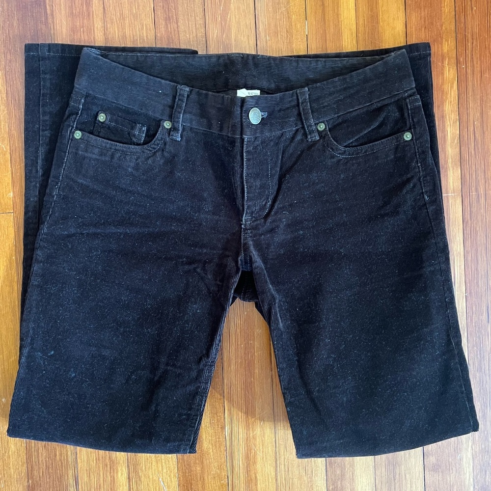 J.Crew “favorite fit” chocolate brown corduroys // 5-pocket style pants Size 6S